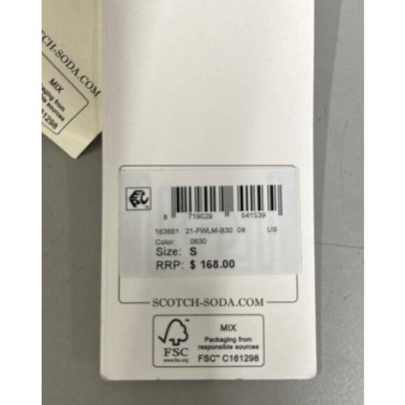 Scotch & Soda Women's Reddish Brown Pajama Top sz S & Bottom sz M New with tags - Picture 3 of 12